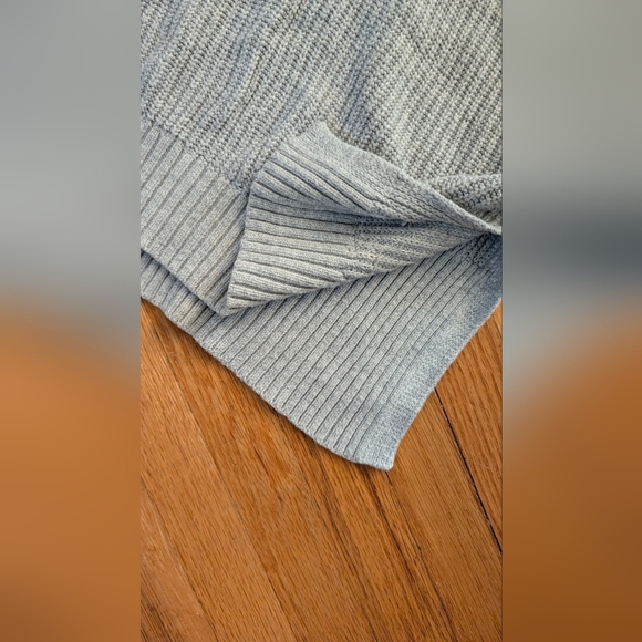 Garage Women's Soft Blue Crew Neck Sweater - Picture 2 of 4